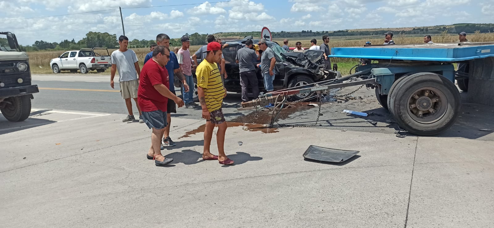 Violento Choque En El Cruce Seguro De Ruta Y Fortabat Canal Verte